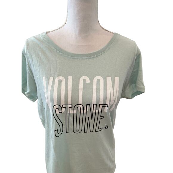 Volcom Graphic Logo T Shirt mint green S - Picture 3 of 6
